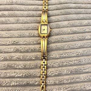Vintage Elegant  Quemex  Japanese quartz Gold and Silver Women's Watch